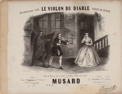Quadrille pour Le Violon du Diable par Cesare Pugni - Victor Coindre