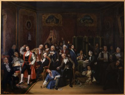 Hugues Bouffe dans le salon du Théâtre des Variétés - Victor Darjou