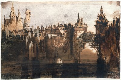 Ville avec un pont cassé - Victor Hugo