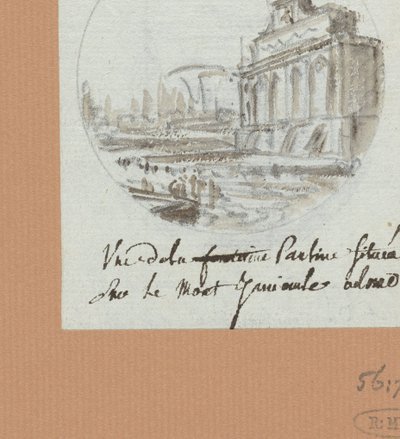 De Aqua Paolo, der Brunnen auf dem Janiculus - Victor Jean Nicolle