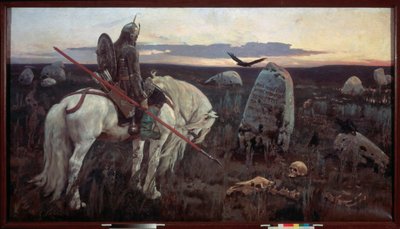 Un chevalier au carrefour - Victor Mikhailovich Vasnetsov
