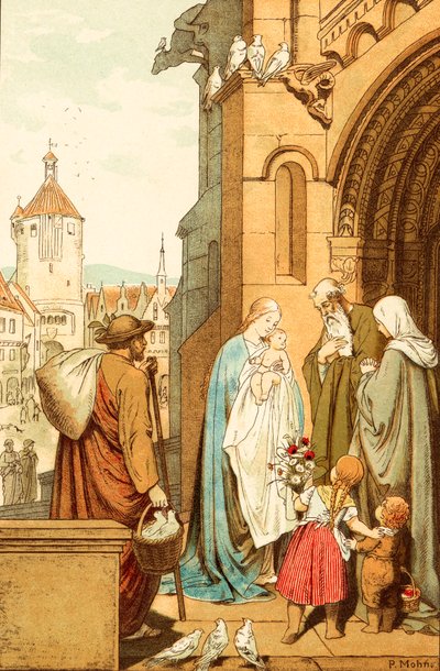 Le Christ amené à Jérusalem - Victor Paul Mohn