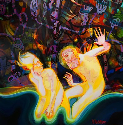 Personnages spirituels rayonnants - Victor Tkachenko