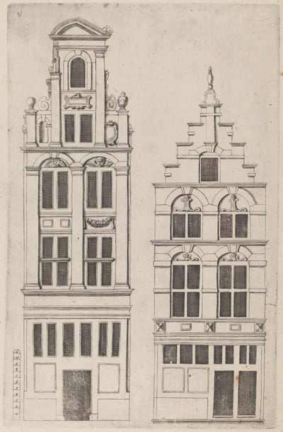 Élévation de façade hollandaise : pl. 5 - Vignola