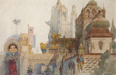 Décor de scène pour l