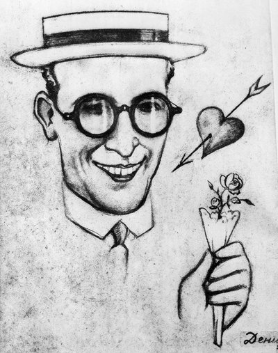 Caricature de Harold Lloyd - Viktor Deni