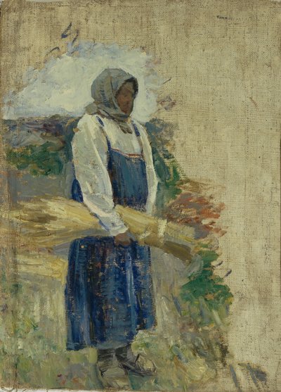 Un faucheur, 1896 - Viktor Elpidiforovich Borisov Musatov