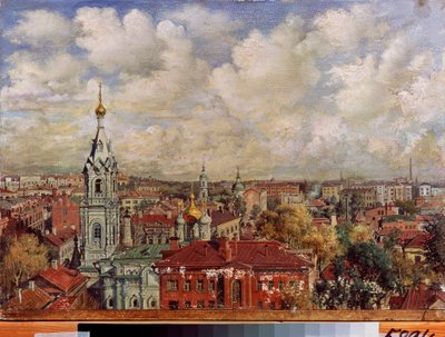 Moscou (Russie) - Peinture de Viktor Jakovlevich Yakovlev (1844-?), huile sur toile, art russe - Viktor Jakovlevich Yakovlev