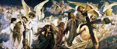 Avant le Paradis, partie gauche, 1885-1896 - Viktor Mikhaylovich Vasnetsov