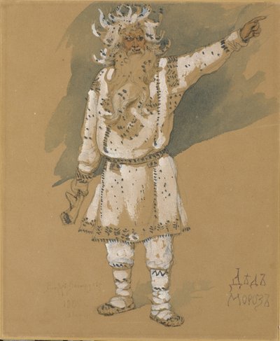 Grand-père Gel. Conception de costume pour l