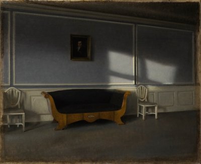 Lumière du soleil dans le salon III, 1905 - Vilhelm Hammershøi