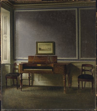 Le vieux piano. Strandgade 30 - Vilhelm Hammershoi