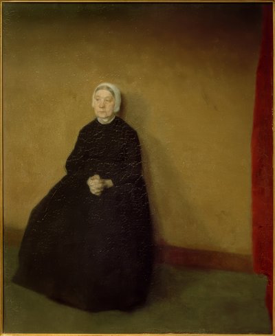 Une vieille femme - Vilhelm Hammershoi