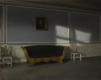 Soleil dans le salon III, c.1905 - Vilhelm Hammershoi