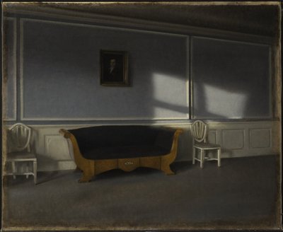 Lumière du soleil dans le salon III - Vilhelm Hammershøi
