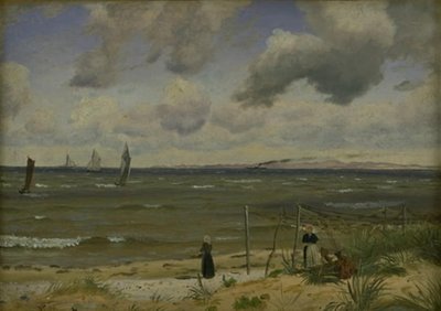 Plage de Hornbæk au nord de Sealand - Vilhelm Kyhn