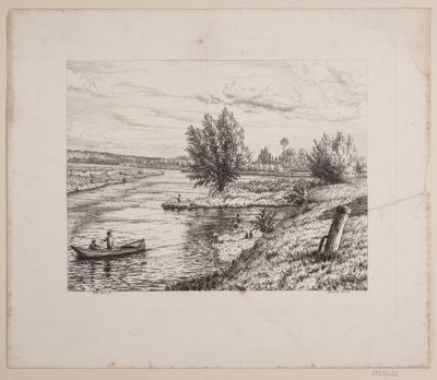 Parti ved Marnefloden - Vilhelm Kyhn