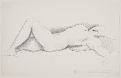 Modèle féminin allongé - Vilhelm Lundstrøm