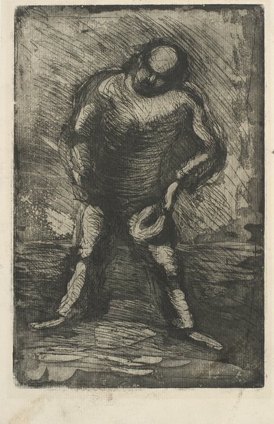 Homme écarté avec le chapeau à la main - Vilhelm Lundstrøm