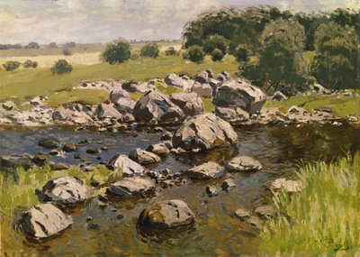 Paysage avec pierres, vers 1910 - Vilhelms Purvitis
