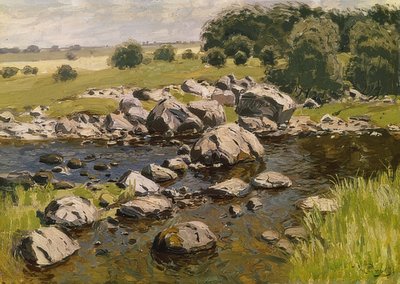 Paysage avec pierres - Vilhelms Purvitis