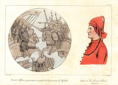 Bataille de cavalerie entre Croisés et Sarrasins - Villain Villain