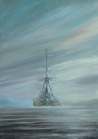 SMS Derfflinger Scapa Flow 1919, 2016 - Vincent Alexander Booth