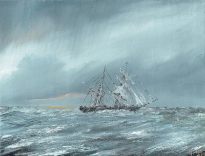 Le Mary Celeste à la dérive 5 décembre 1872 - Vincent Alexander Booth