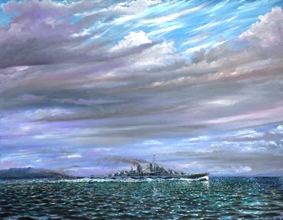 USS Juneau Guardalcanal 1942, 2019 - Vincent Alexander Booth