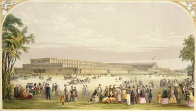 Grande Exposition, 1851 : vue du bâtiment conçu par Joseph Paxton, architecte - Vincent Brooks