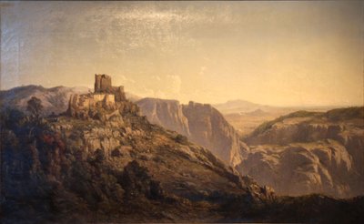 Panorama sur les collines du château d