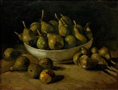 Nature morte avec un bol en terre et des poires, 1885 - Vincent van Gogh