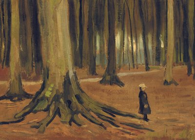 Une fille dans un bois, 1882 - Vincent van Gogh