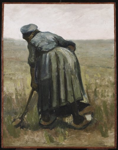 Une femme avec une bêche, vue de dos, 1885 - Vincent van Gogh