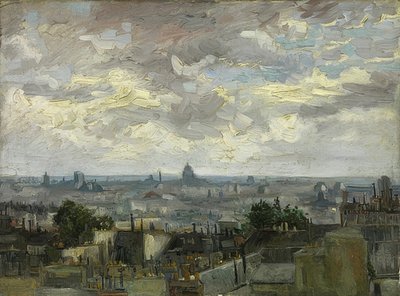 Vue de Paris - Vincent van Gogh