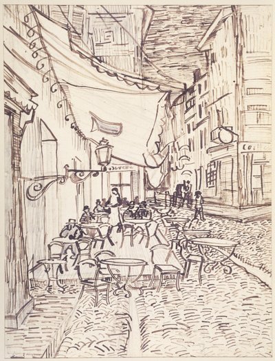Terrasse de café la nuit - Vincent van Gogh