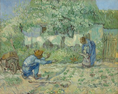 Premiers pas après Millet, 1890 - Vincent van Gogh