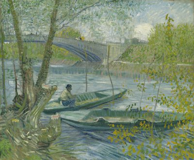 Pêche au printemps, le Pont de Clichy - Vincent van Gogh