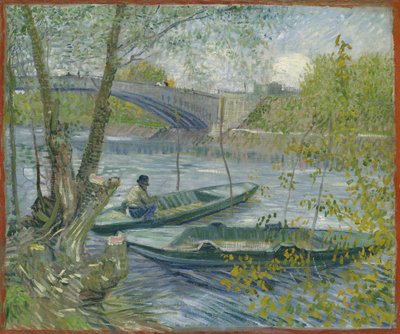 Pêche au printemps, le Pont de Clichy Asnières, 1887 - Vincent van Gogh
