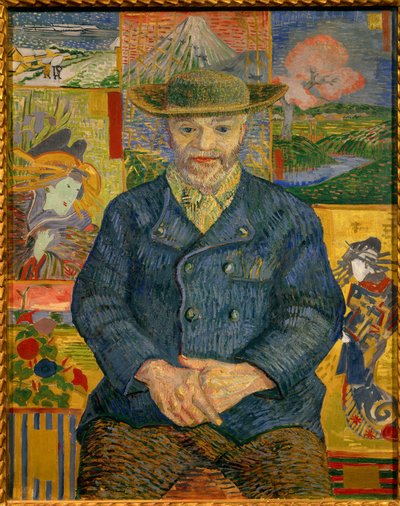 Portrait du Père Tanguy Peinture de Vincent Van Gogh (1853-1890) 1887 Paris, musée Rodin - Vincent van Gogh
