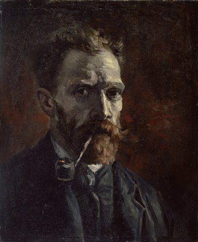 Autoportrait avec pipe, 1886 - Vincent van Gogh