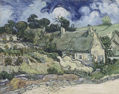Chaumières à Cordeville, 1890 - Vincent van Gogh