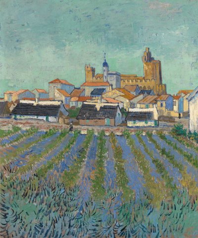 View of Saintes-Maries-de-la-Mer - Vincent van Gogh
