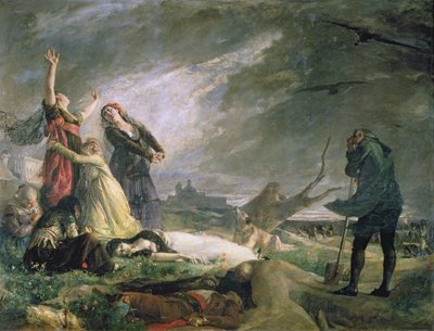 Enterrement à La Moncloa en mai 1808 (huile sur toile) - Vincente Gonzalez Palmaroli
