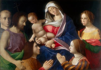 Madone avec Enfant et Saints - Vincenzo di Biagio Catena