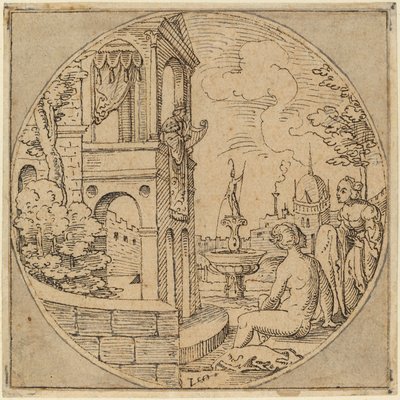 David et Bethsabée - Virgil Solis