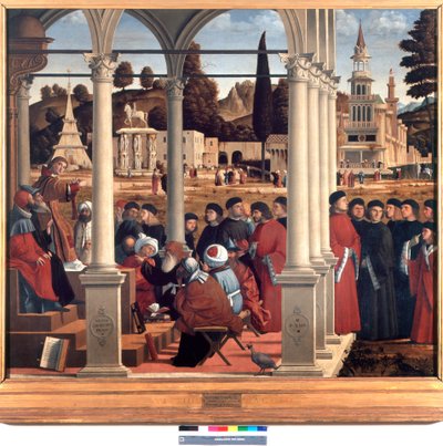 Dispute de Saint Étienne avec les anciens du Sanhédrin - Vittore Carpaccio