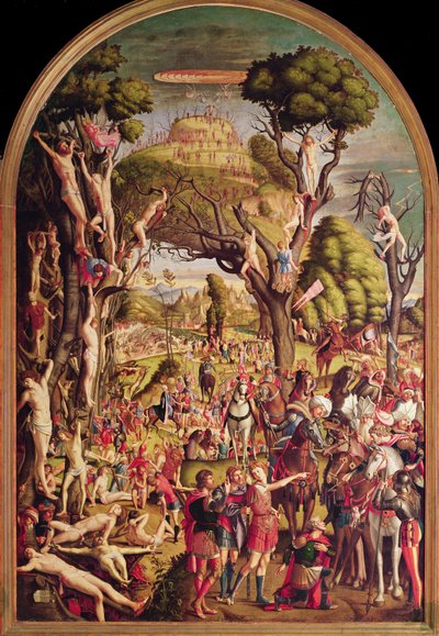 La Crucifixion et la Glorification des Dix Mille Martyrs sur le Mont Ararat - Vittore Carpaccio