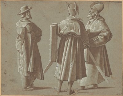Trois personnages - Vittore Carpaccio