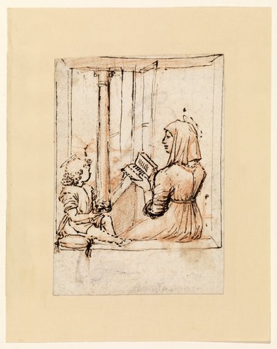 La Vierge Marie lisant à l